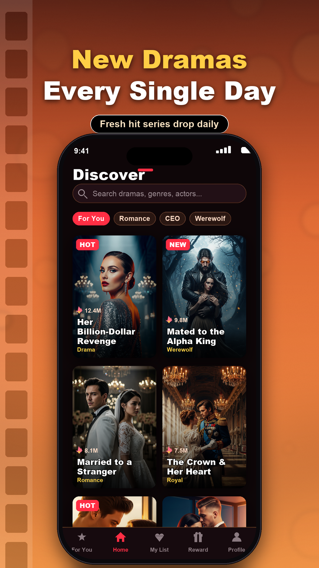 Discover new short dramas every single day